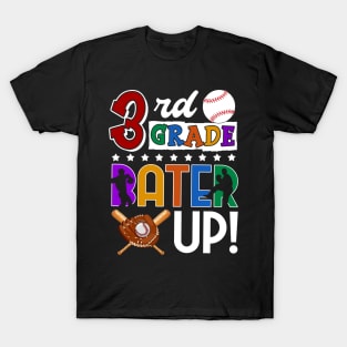 3rd Grade Batter-up! Baseball Back to School T-Shirt